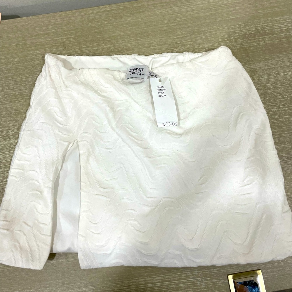 PrincessPolly White Skirt